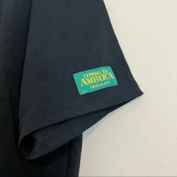 NWOT Shoe Palace x Coming To America Men's Black Graphic T-Shirt - Picture 6 of 7